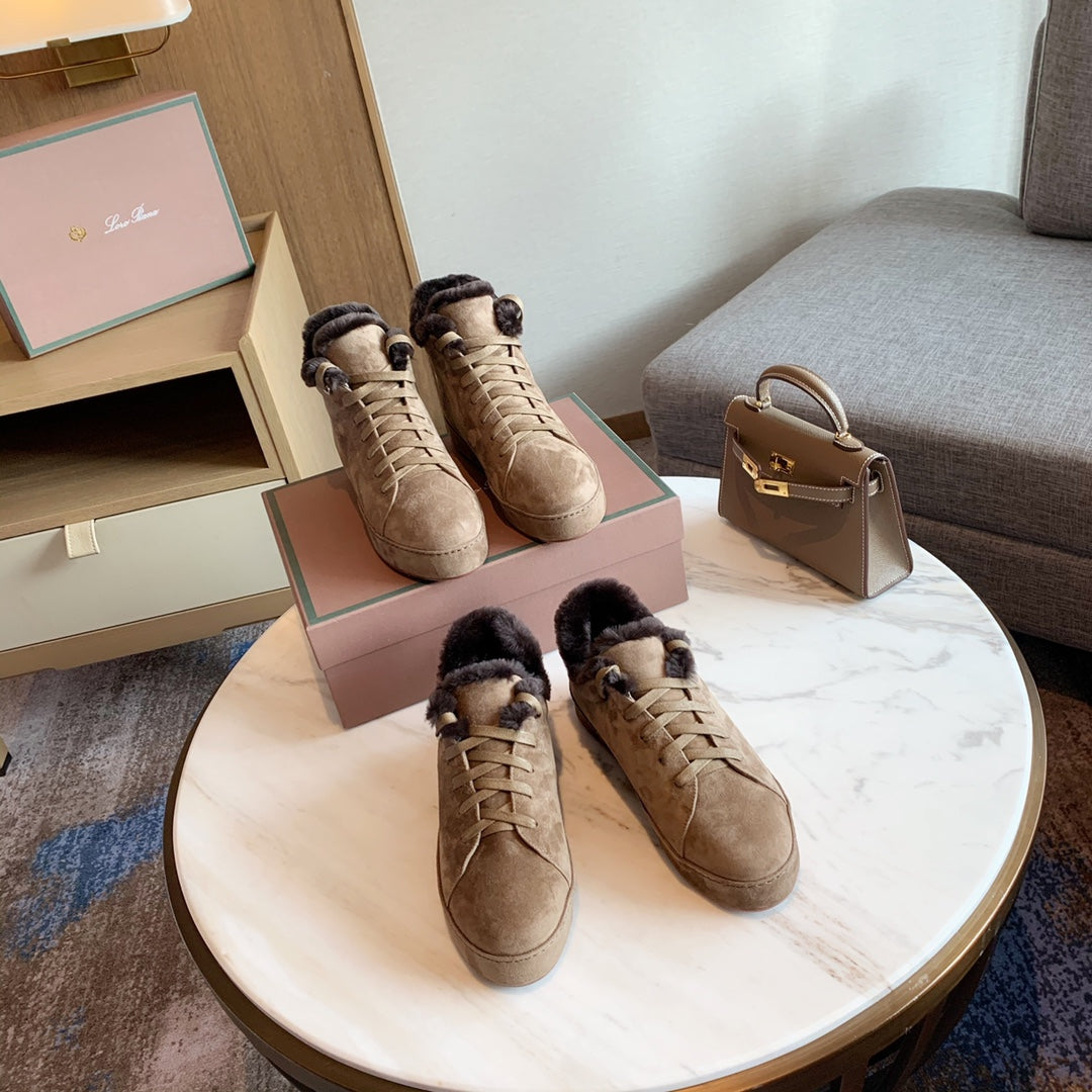 LP WINTER NUAGES SNEAKERS CEDAR LAMBSKIN - 35