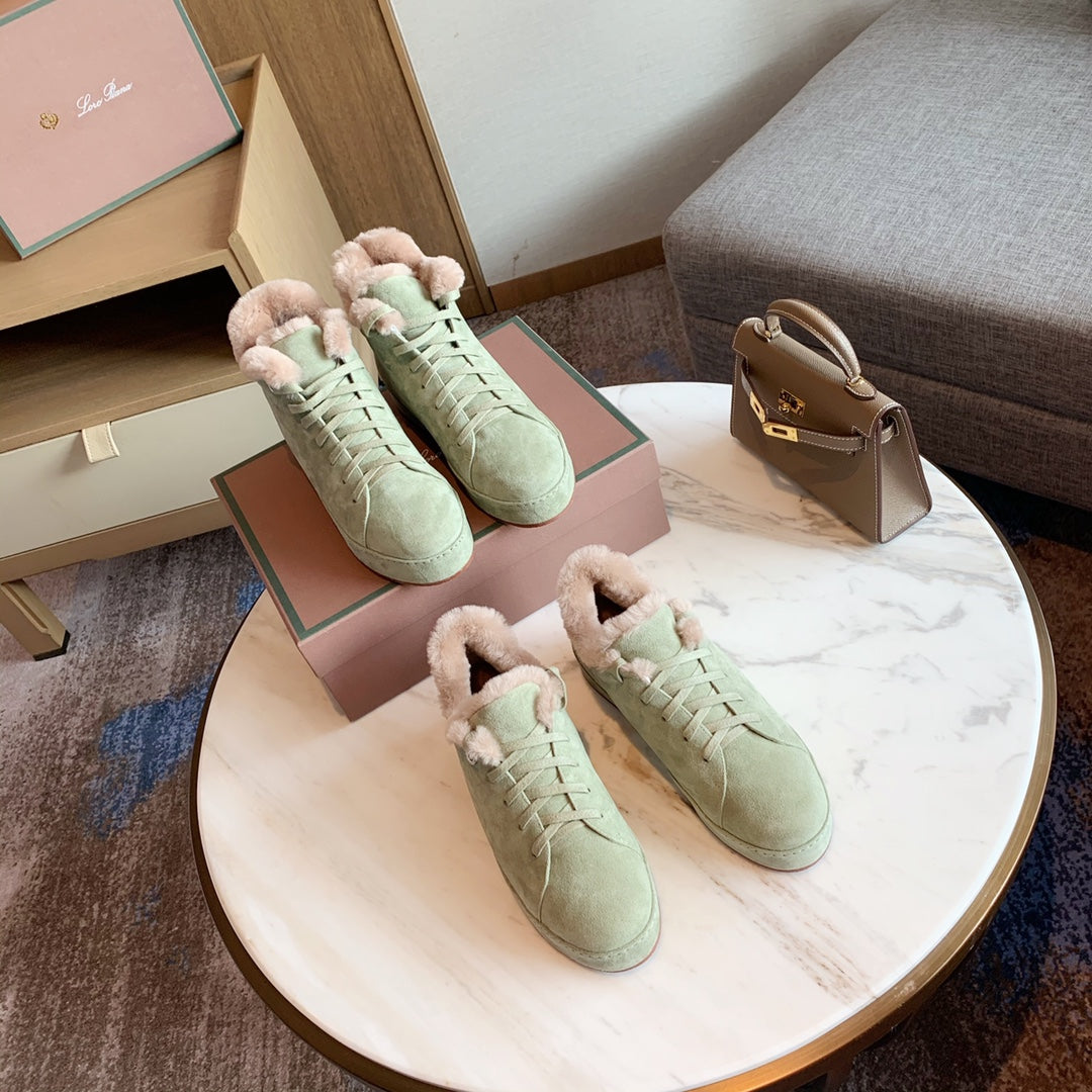 LP WINTER NUAGES SNEAKERS MINT LAMBSKIN - 35