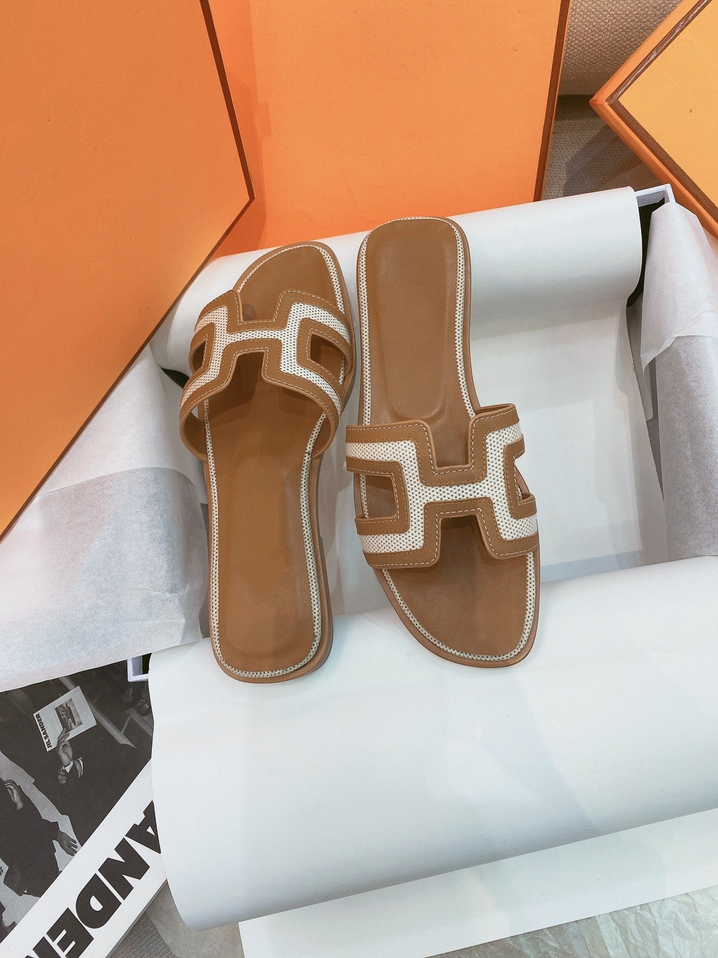 0ran Sandal Brown Leather - 35