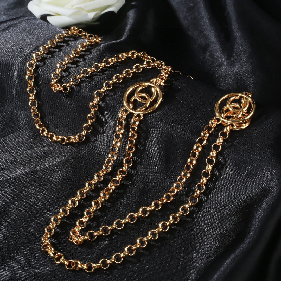 CHANEL 25S CHAIN BELT IN GOLD METAL 615892 - 30