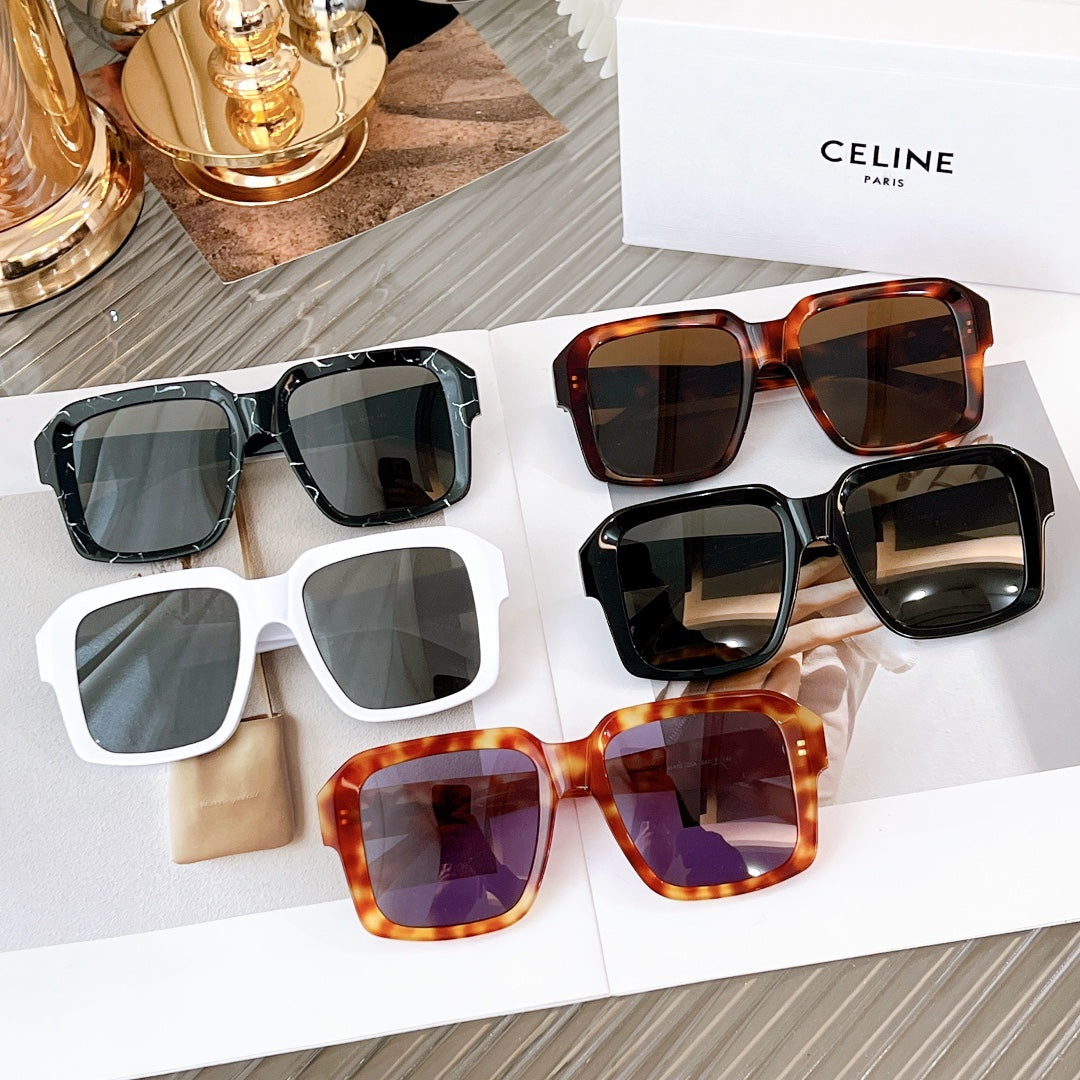 TRIOMPHE SUNGLASS CL4S490 IN ACETATE - Black