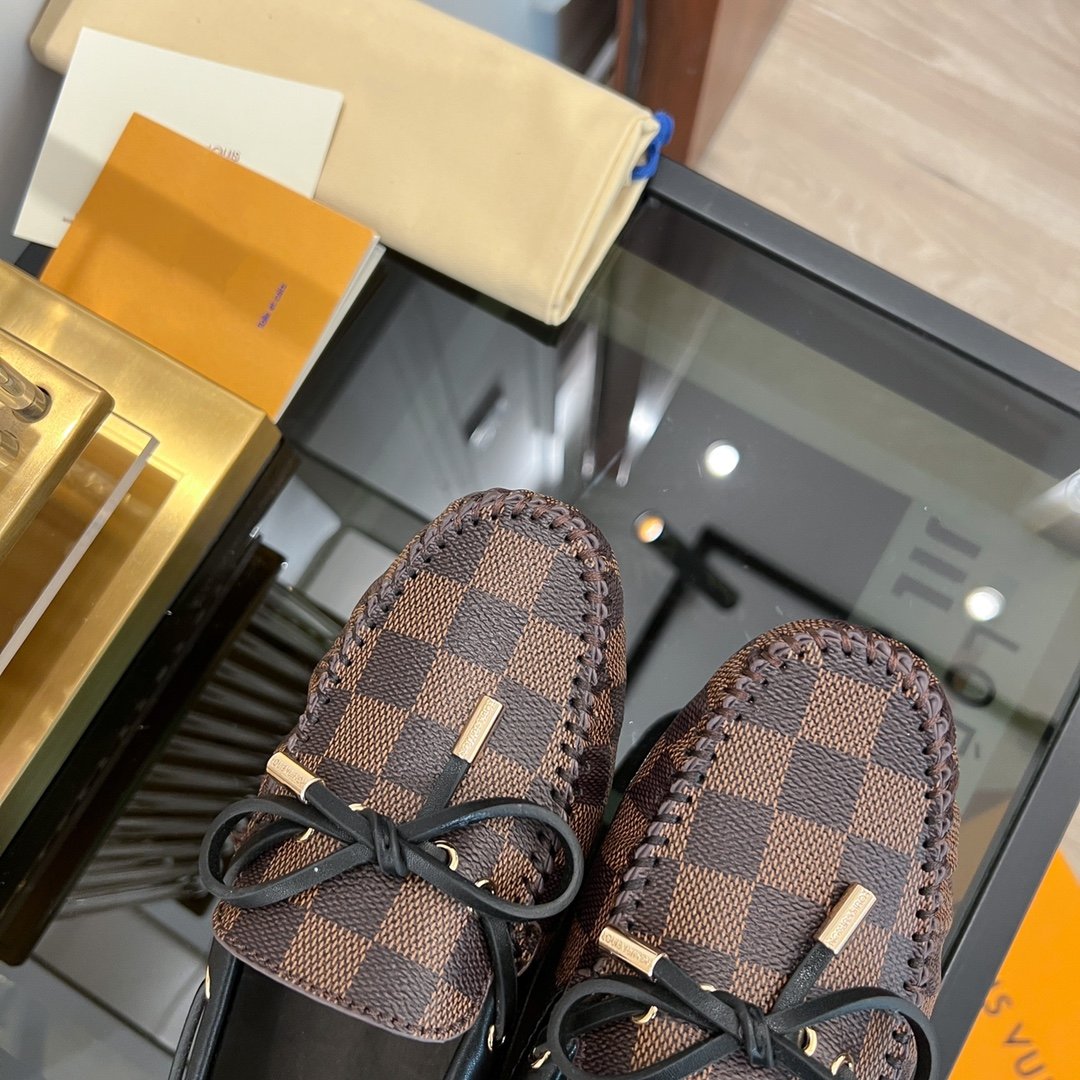 LV GLORIA FLAT LOAFER CLASSIC MONOGRAM CARO - 35