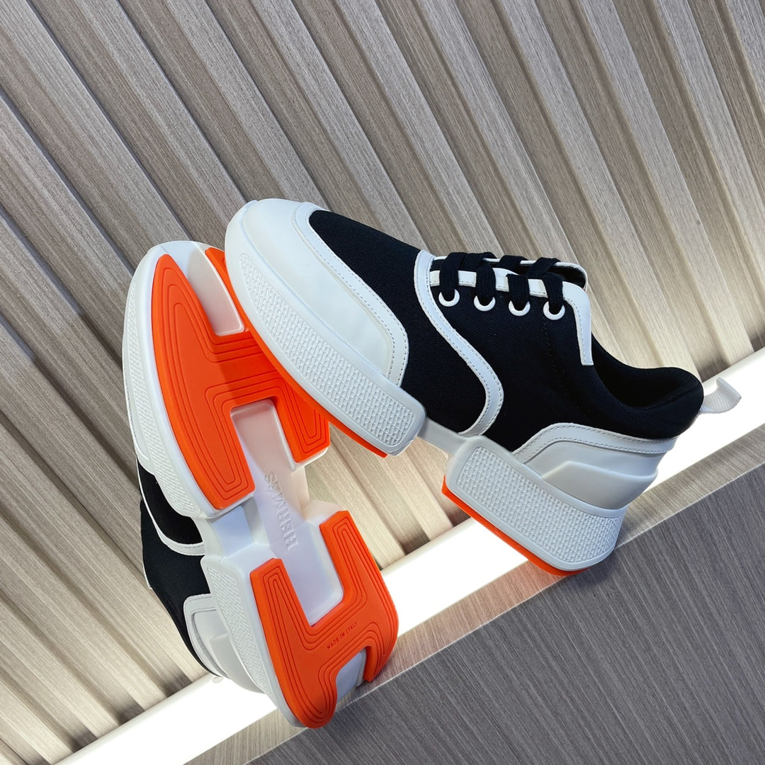 GIGA SNEAKER BLACK MIX WHITE SUEDE - 35