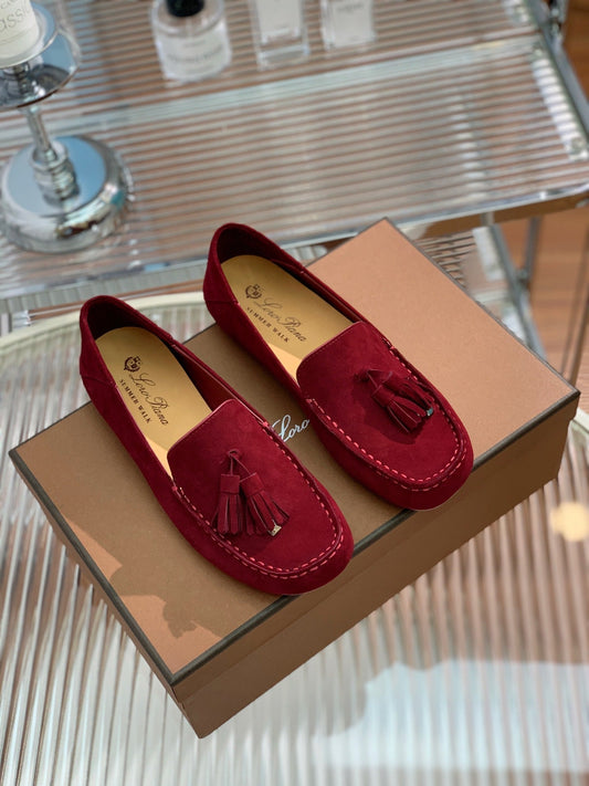 LP DOT SOLE WALK LOAFERS JAM SUEDE - 35