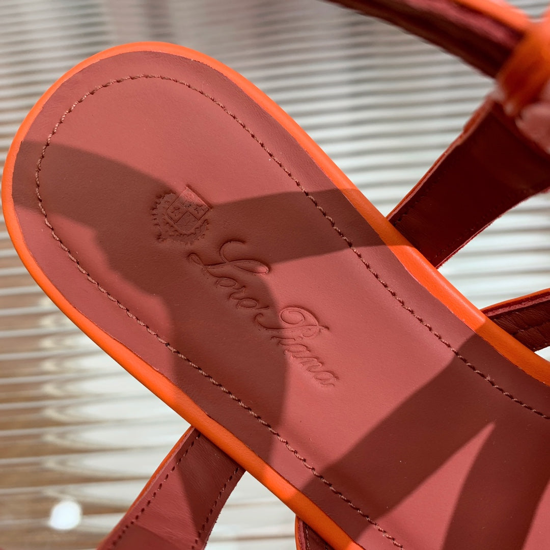 LP SPRIGHTLY CHARMS SANDAL BURNT ORANGE CALFSKIN - 35