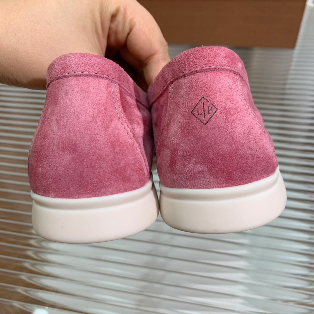 LP SUMMER WALK TASSELS LOAFERS BARBIE PINK SUEDE - 35