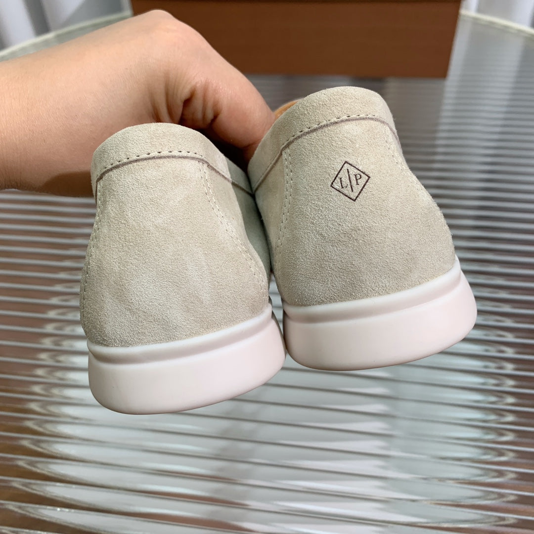 LP SUMMER WALK TASSELS LOAFERS BEIGE SUEDE - 35