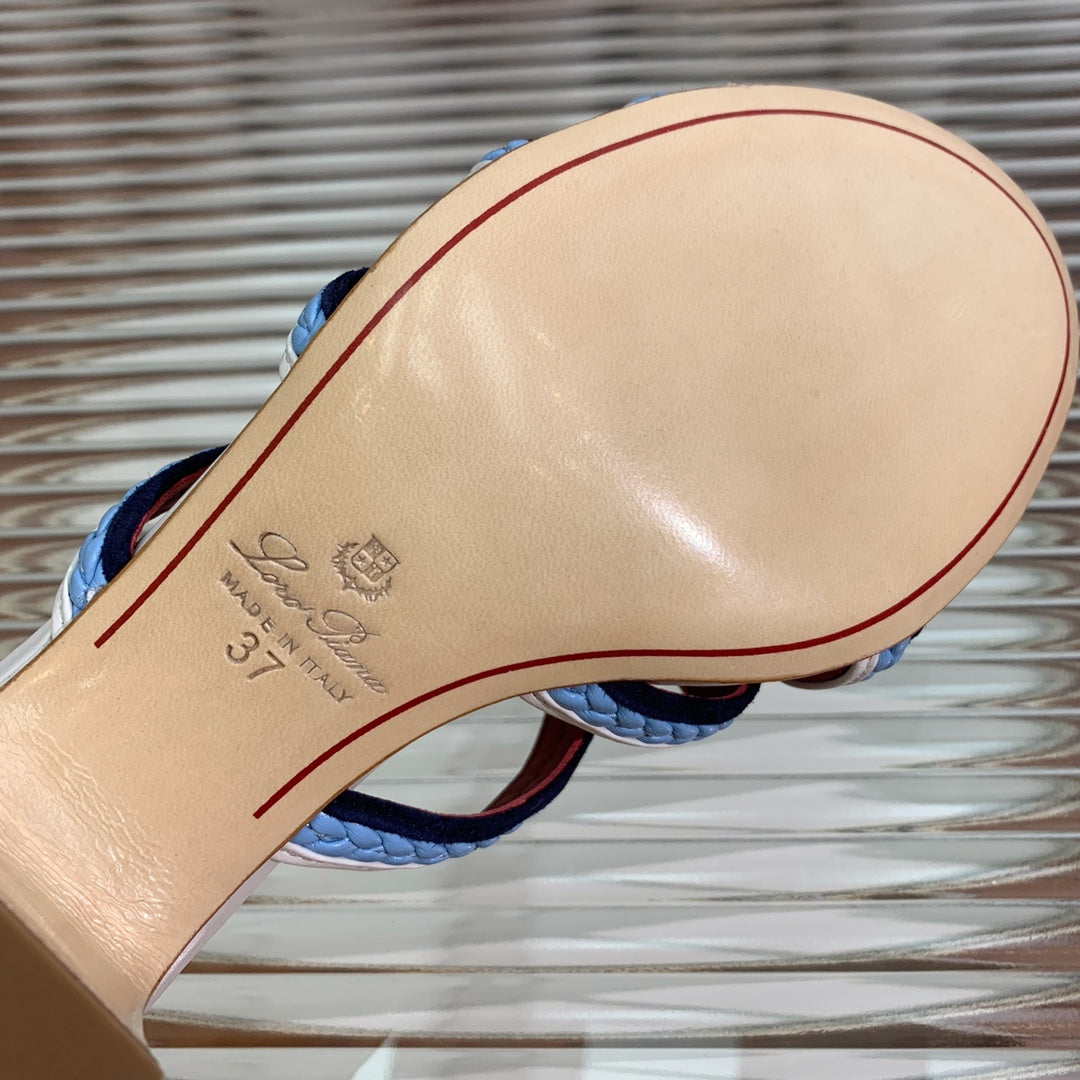 LP SPRIGHTLY CHARMS MID-SANDAL SKY CALFSKIN - 35