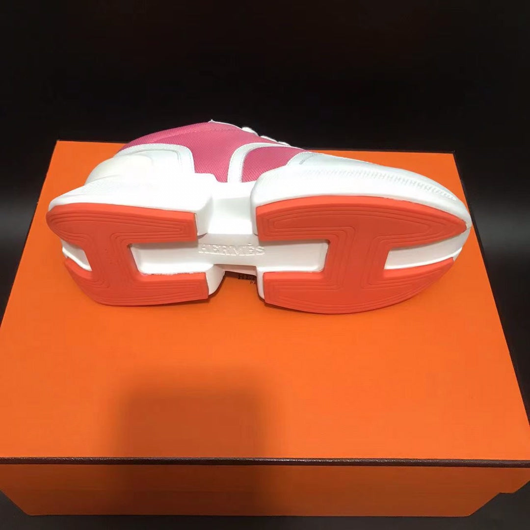 GIGA SNEAKER HOT PINK MIX WHITE CALFSKIN - 35