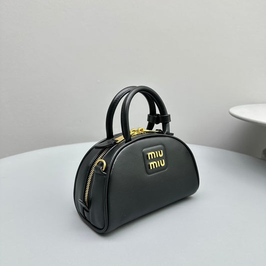 СУМКА TOP-HANDLE 18 З ЧОРНОЇ ТЕЛЯЧОЇ ШКІРИ