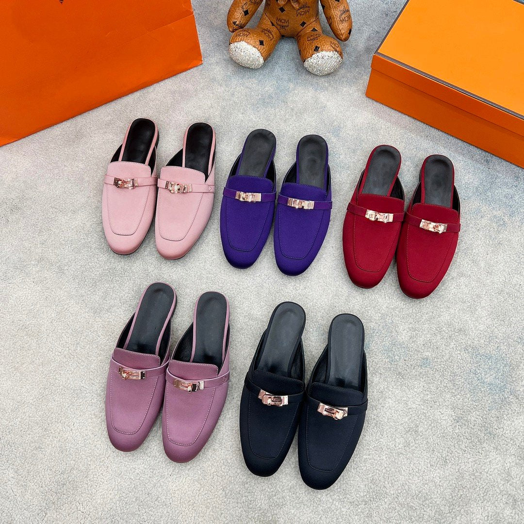0Z Mule Purple Silk Thick Cloth/Sheepskin - 35