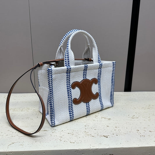 CABAS THAIS 26 CALFSKIN WHITE