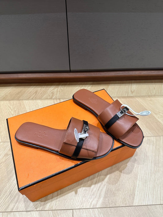 GABRIEL SANDAL CINNAMON CALFSKIN – 35