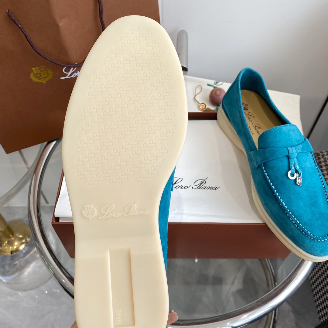 LP SUMMER CHARMS WALK LOAFERS CERULEAN SUEDE - 35