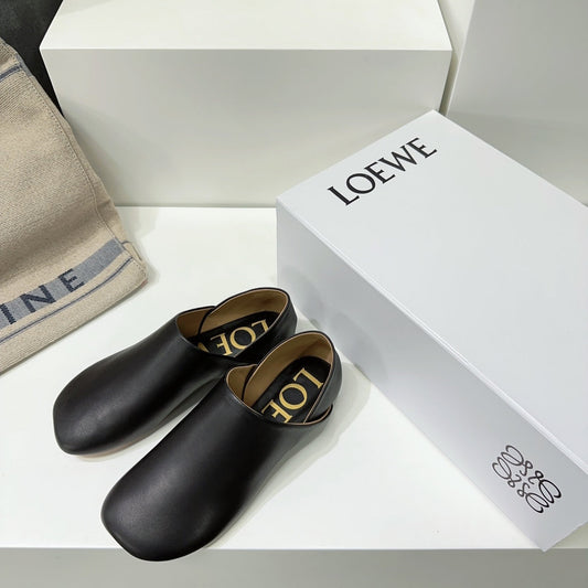 Toy slipper in black goatskin - 35