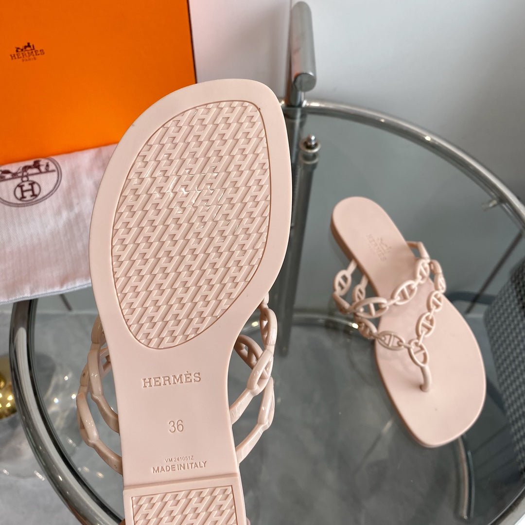 ISLAND SANDAL CHAMPAGNE PVC WATERPROOF - 35