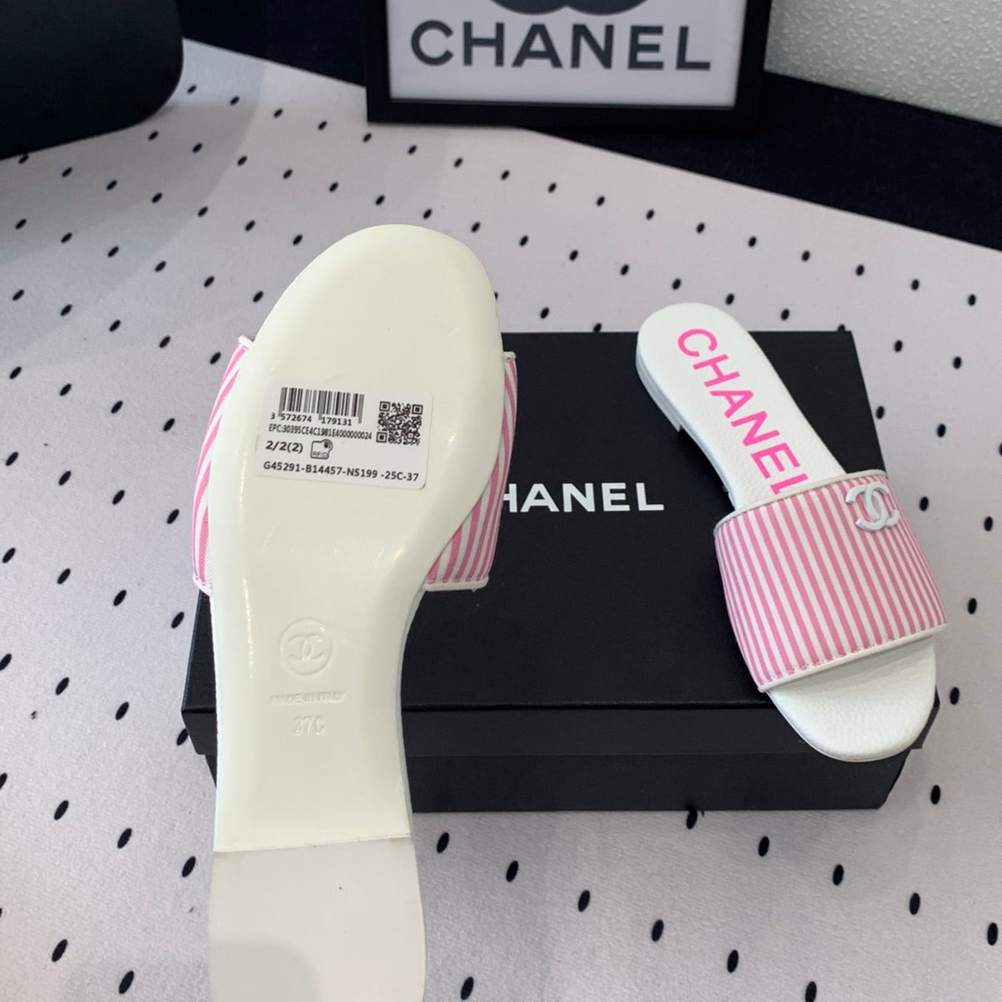 MULES pink LAMBSKIN - 35