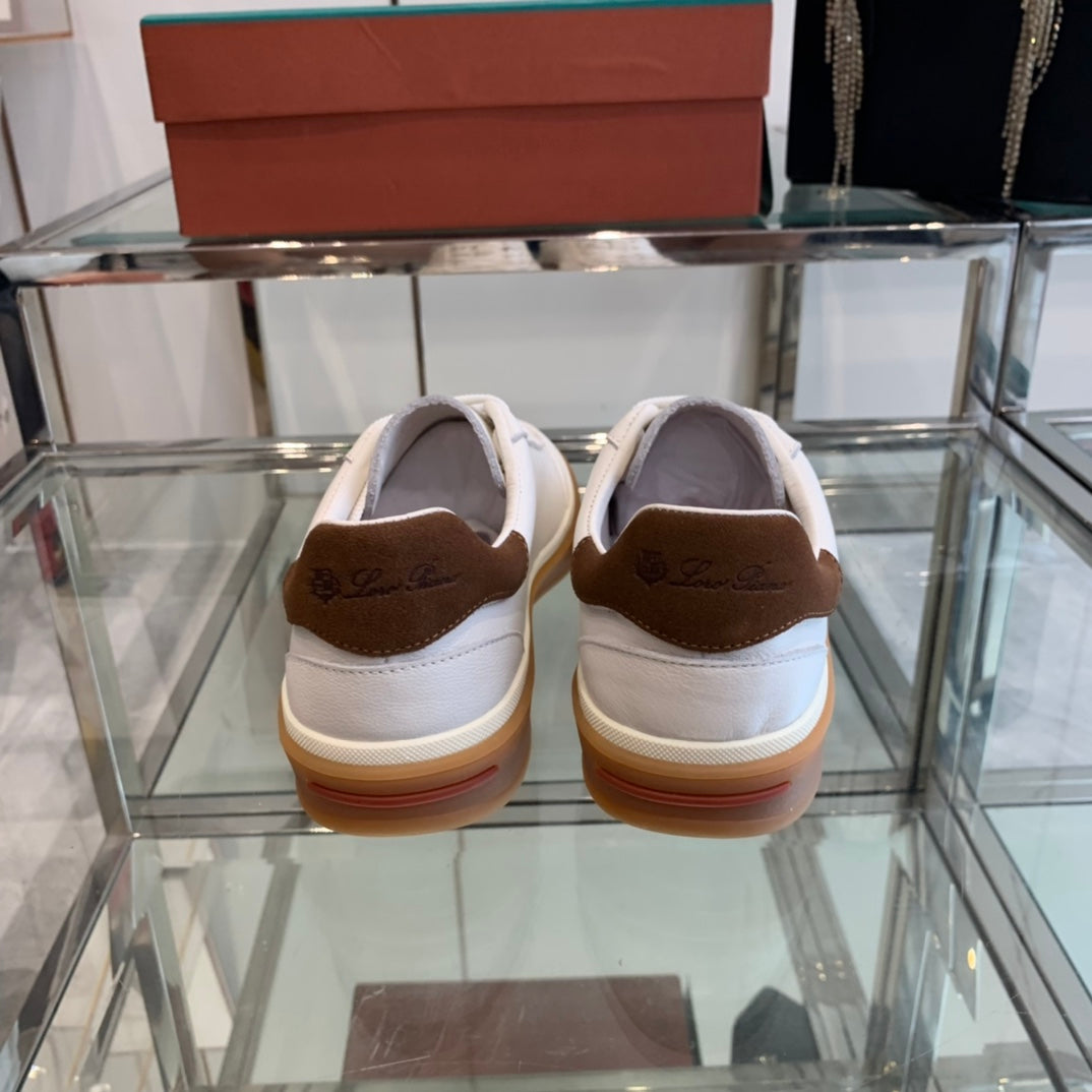 LP TENNIS WALK SNEAKERS WHITE CALFSKIN - 35
