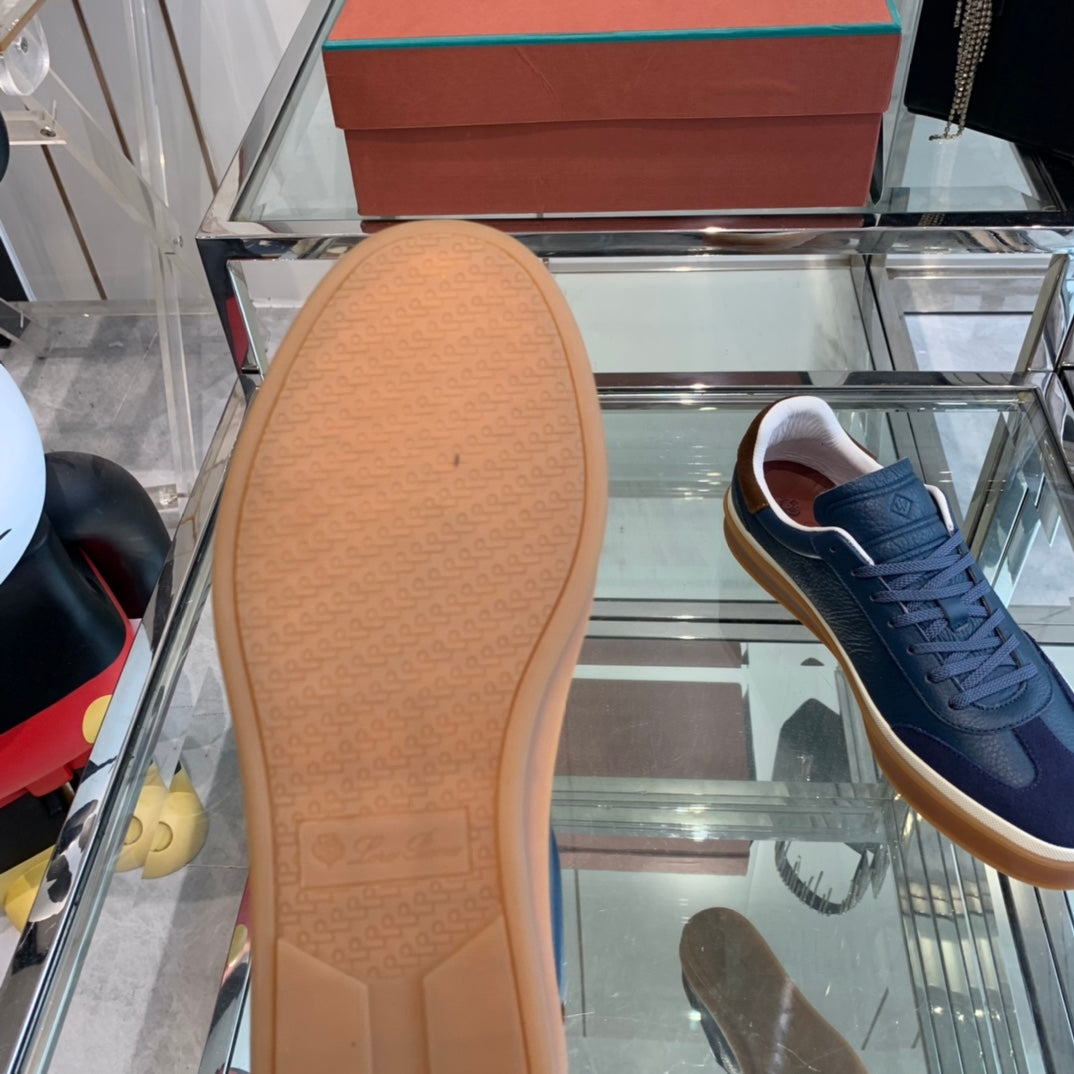 LP TENNIS WALK SNEAKERS NAVY CALFSKIN - 35