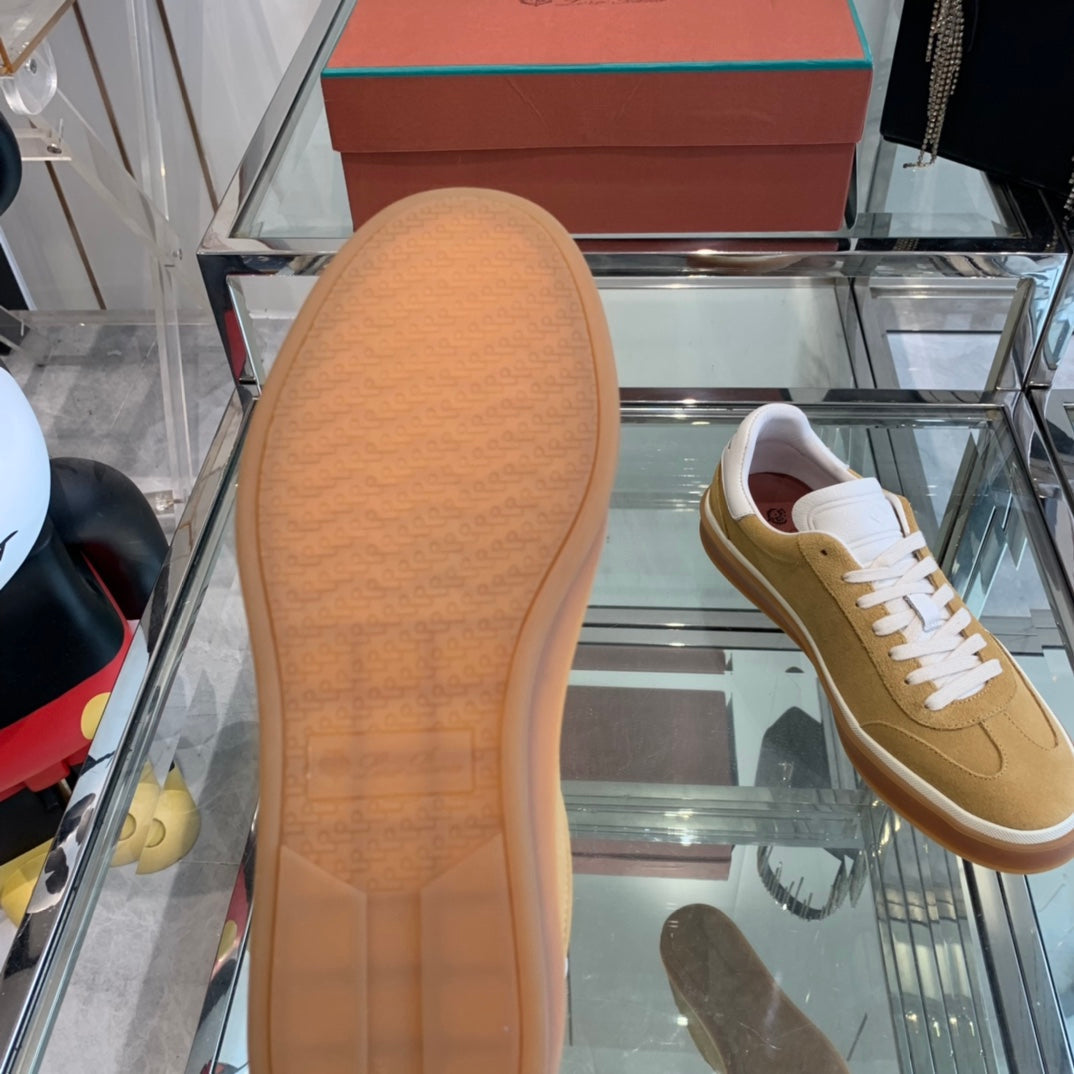 LP TENNIS WALK SNEAKERS CAMEL SUEDE - 35