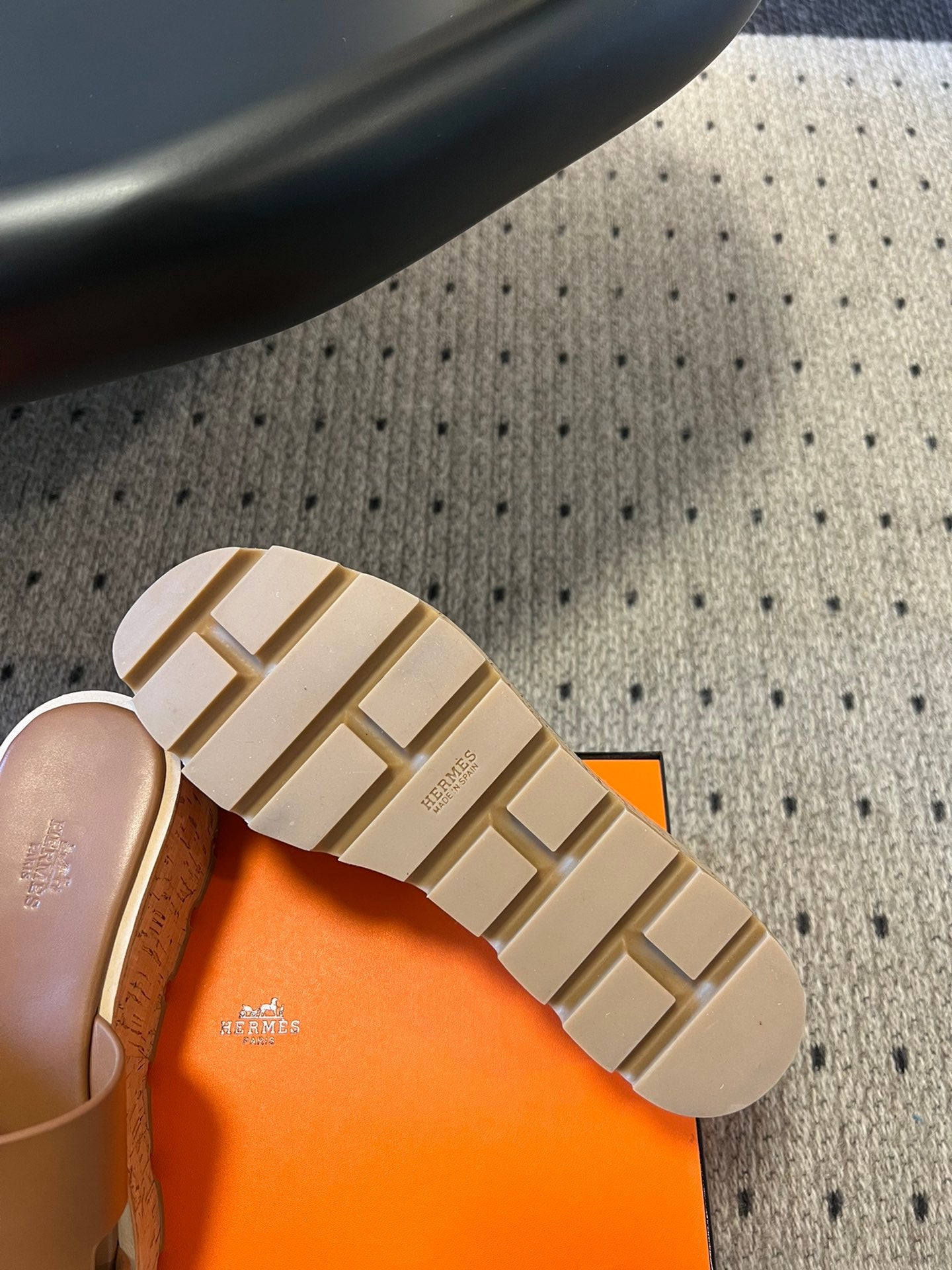 EZE SANDAL 85 MM IN BRONZE BROWN CALFSKIN - 35