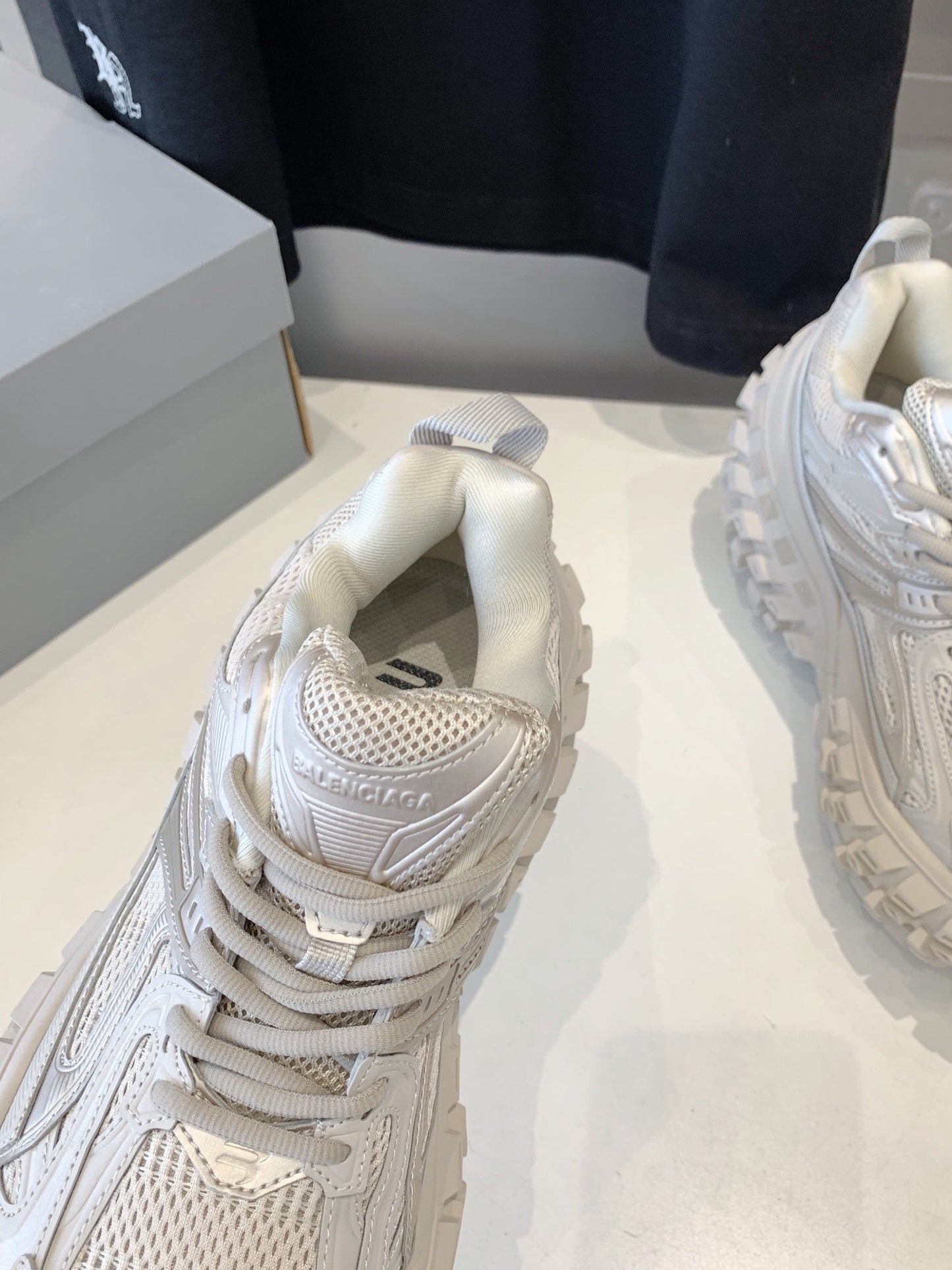 CHUNKY SNEAKERS IN BONE BEIGE POLYURETHANE, POLYESTER AND NYLON - 35