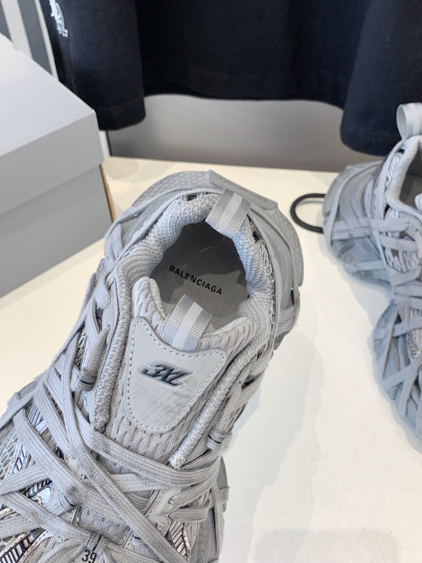 3XL EXTREME LACE SNEAKER ALL GRAY - 35