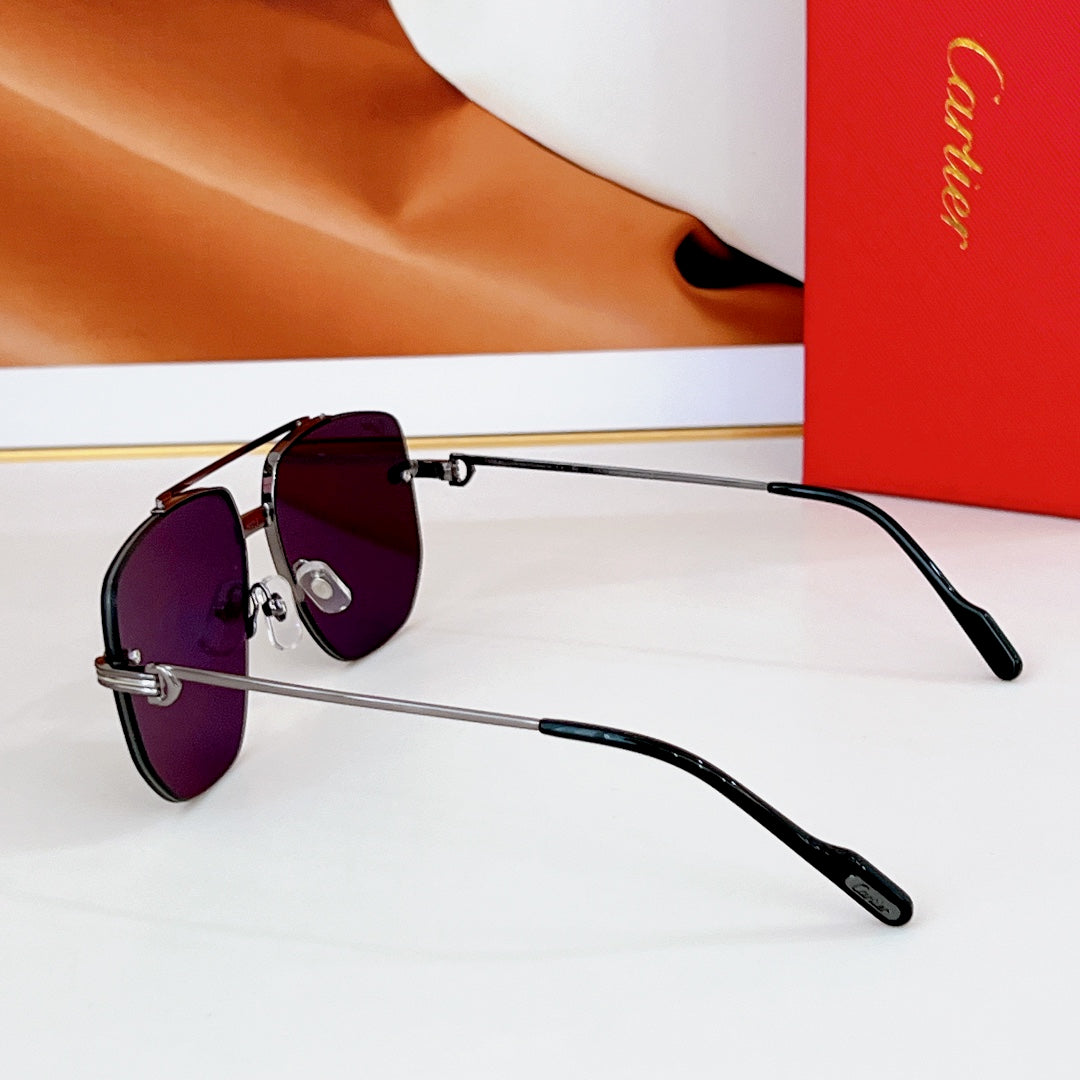 PREMIÈRE NAVIGATOR FRAME SUNGLASSES CT6011S IN METAL - Green