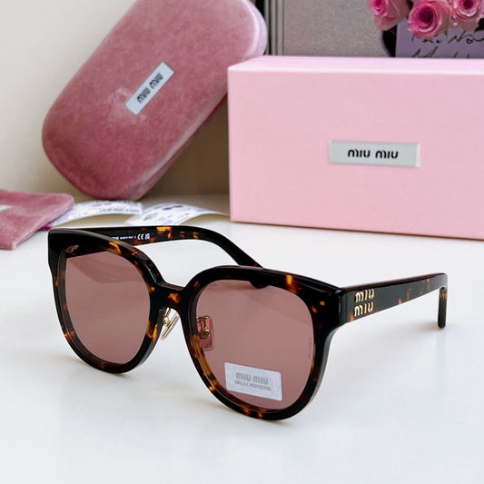 LOGO SUNGLASSES SMU 01ZS 573436 IN ACETATE - Havana