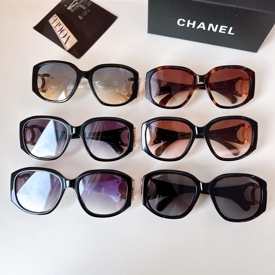 CAT EYE SUNGLASSES A71498 IN ACETATE METAL LOGO - Black/Black Smoke