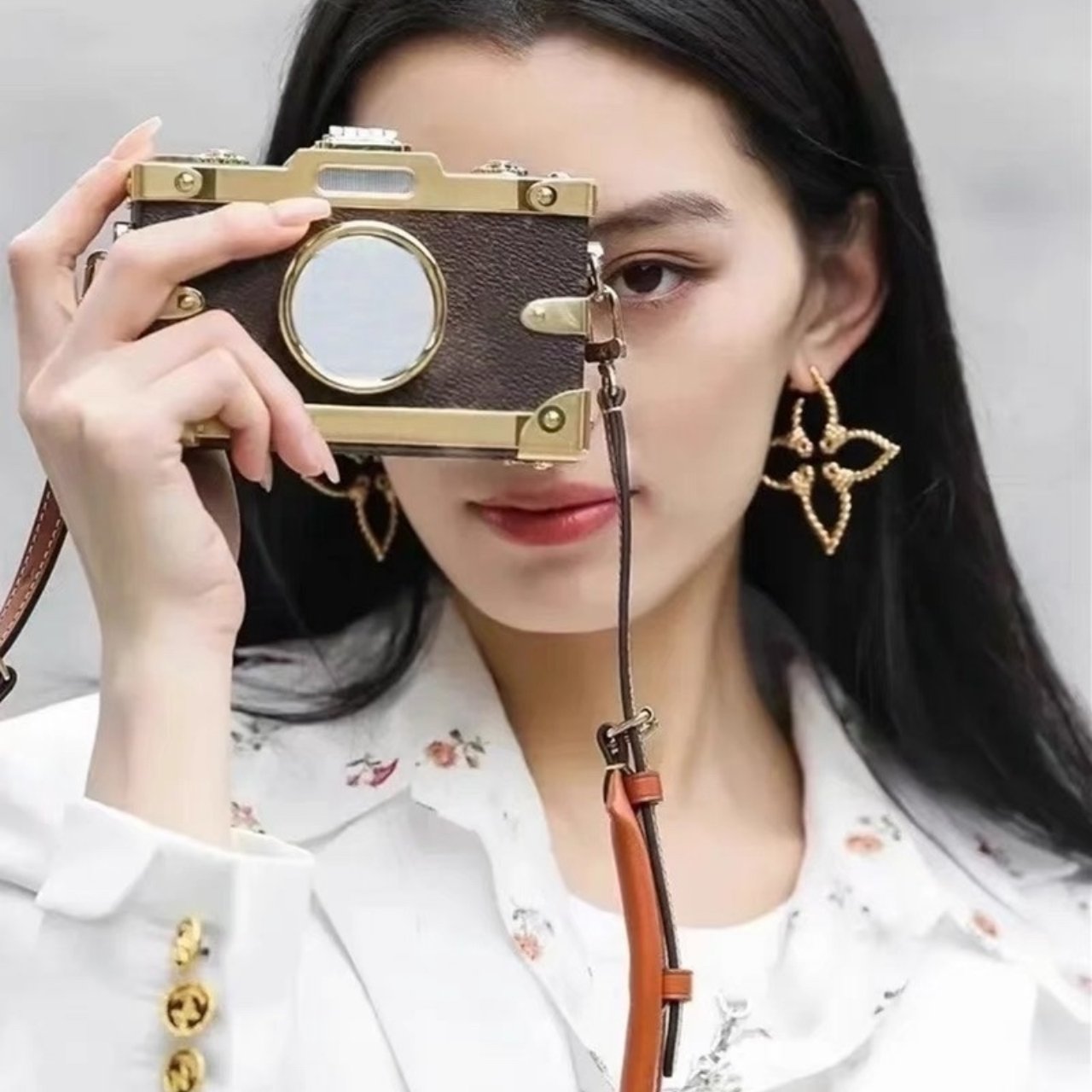 Louis Vuitton Nautical Drop Earrings Gold