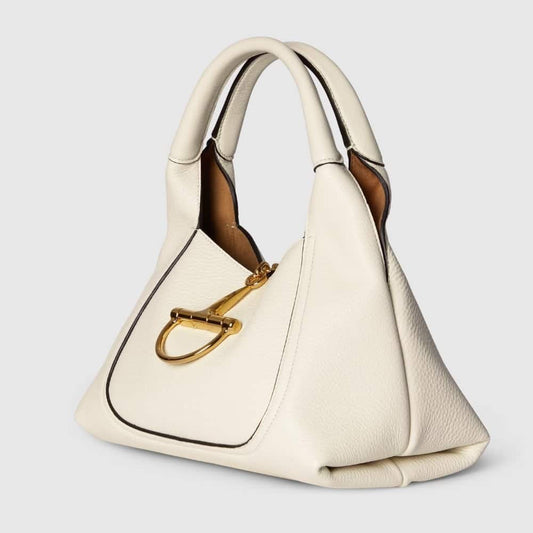 Super Vip 1:1 – Gucci Softbit Medium Top Handle Bag Leather White 27Cm 837467 AAEAO 9050