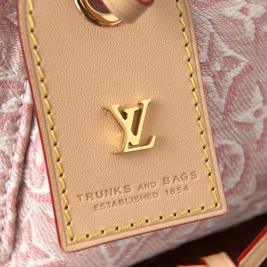 Louis Vuitton Mahina Selene PM Pink Perforated Leather Shoulder Bag