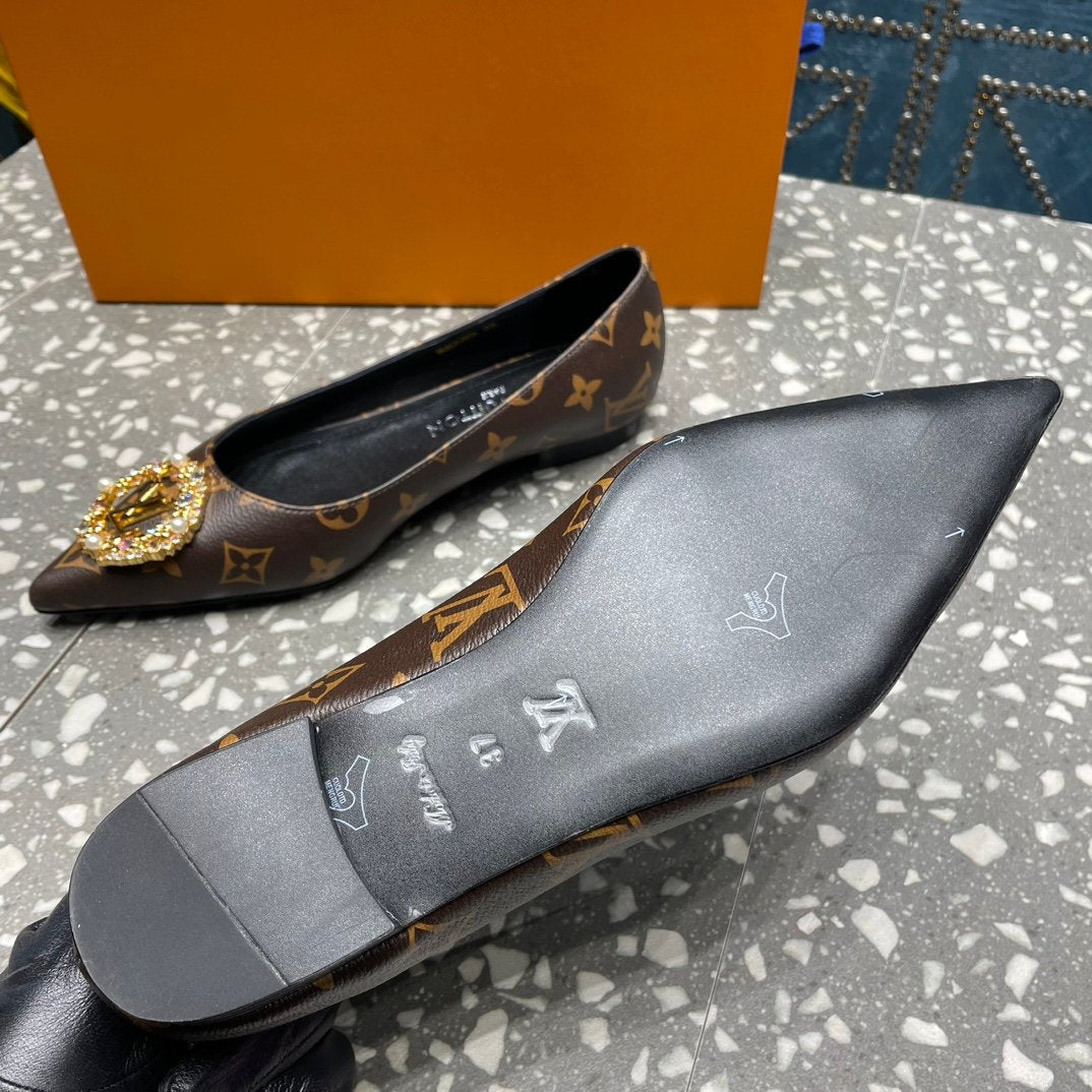 LV MET FLAT BALLERINA MONOGRAM - 35