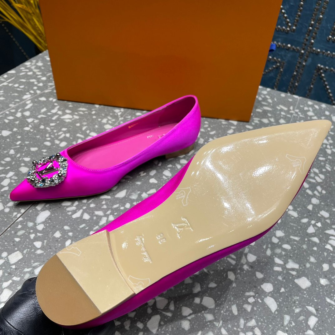 LV MET FLAT BALLERINA PINK - 35