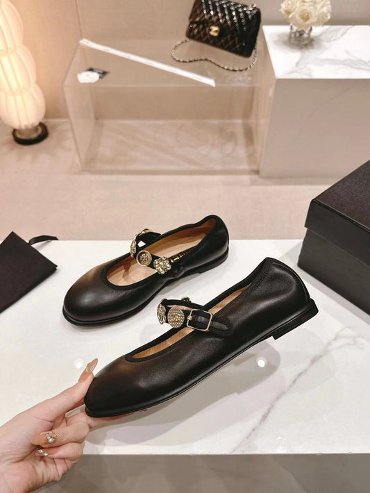 MARY JANE BLACK LAMBSKIN 24 - 35