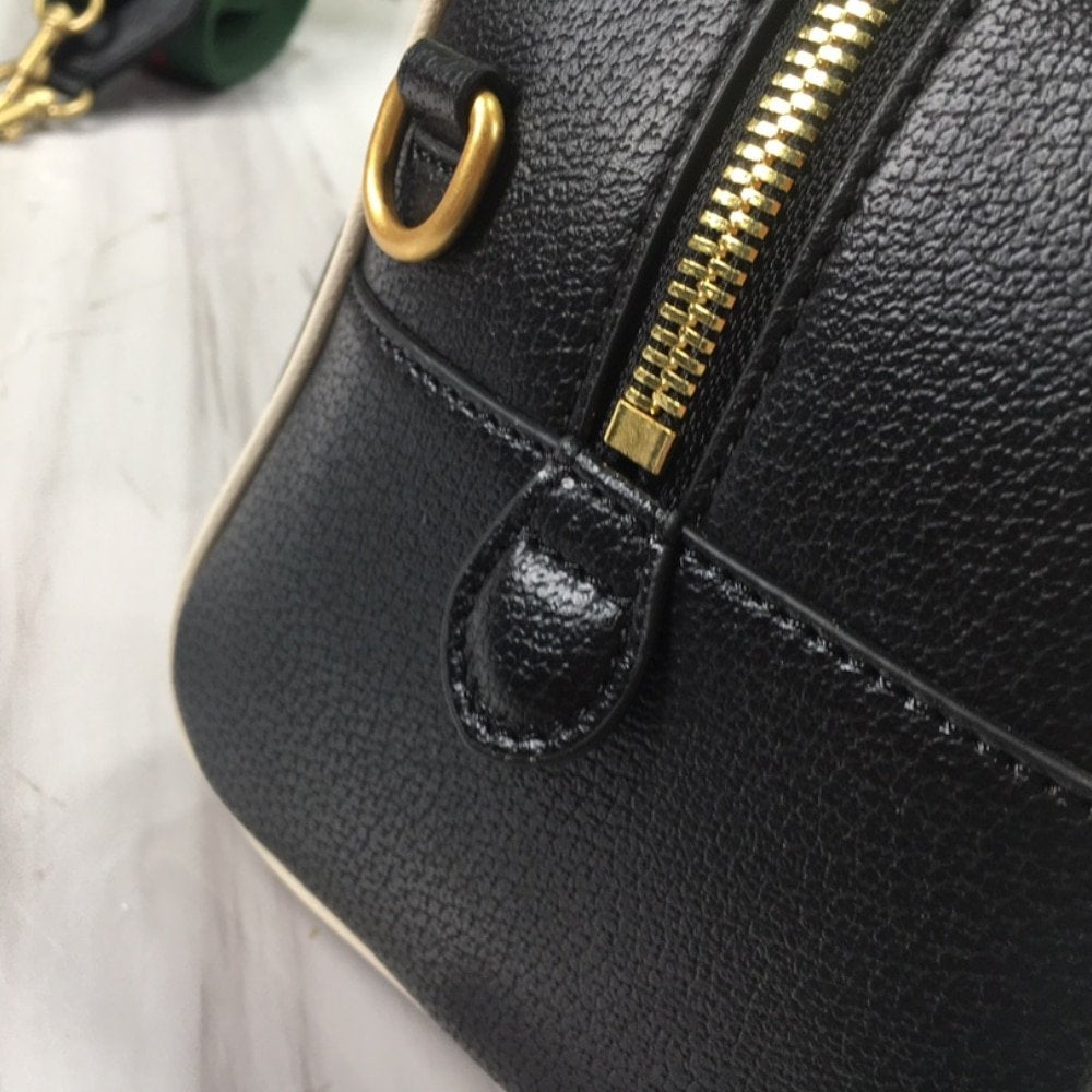 Gucci X Adidas Mini Duffle Bag Black 31.5cm 702397 U3ZCT 8726