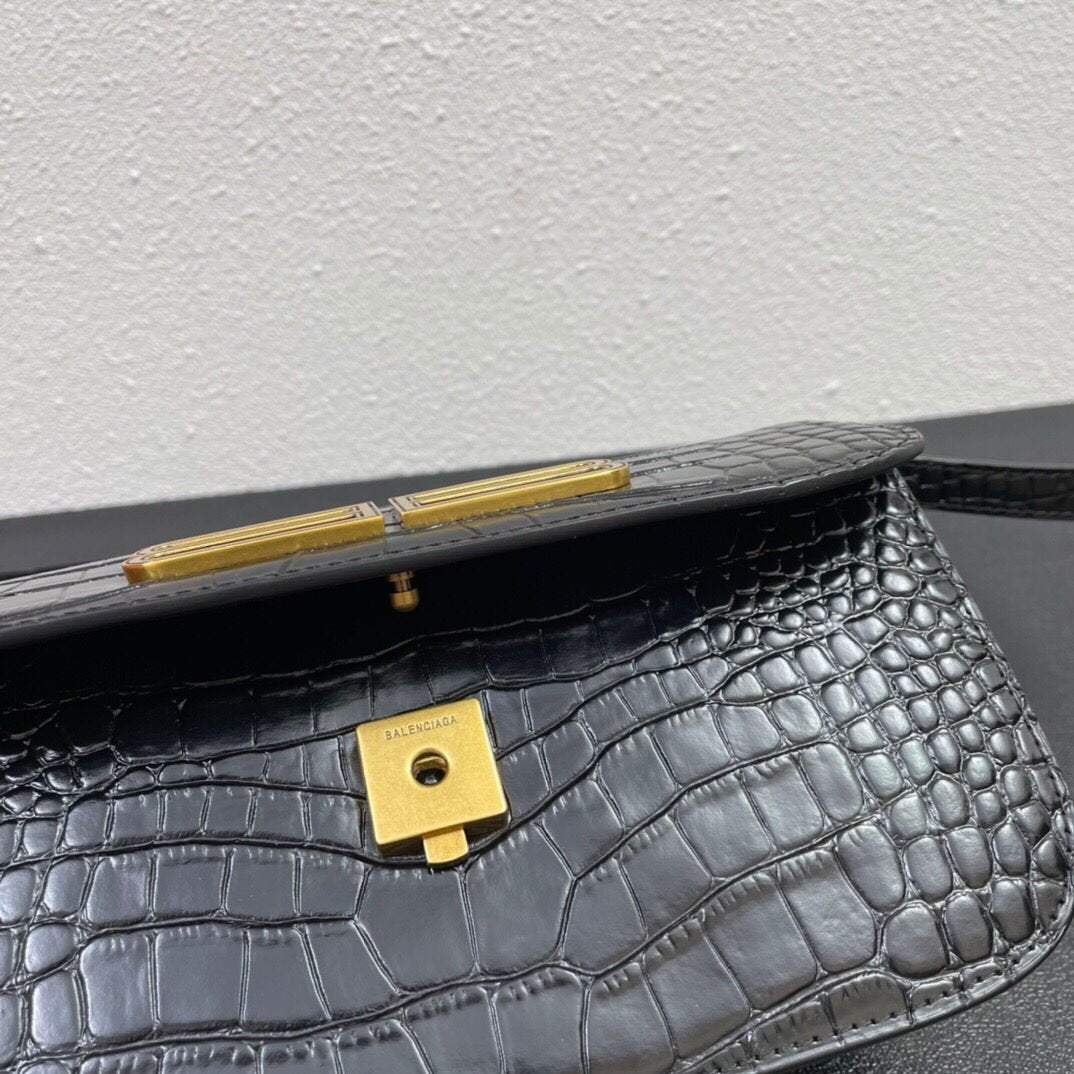 Super Vip 1:1 – Balenciaga Gossip Embossed Bag Black 23cm