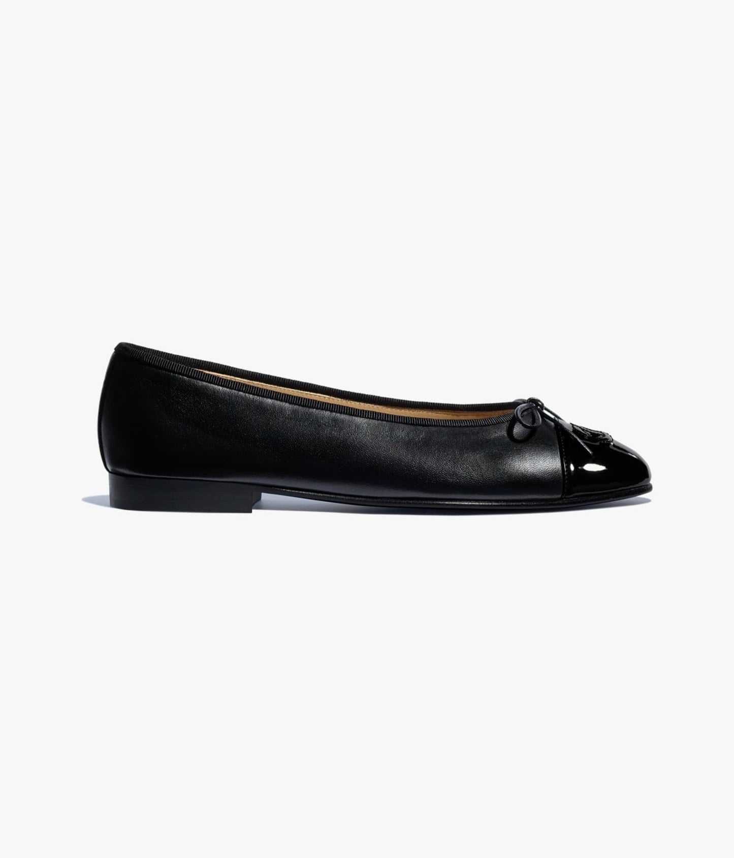 BALLET FLATS BLACK LAMBSKIN - 35