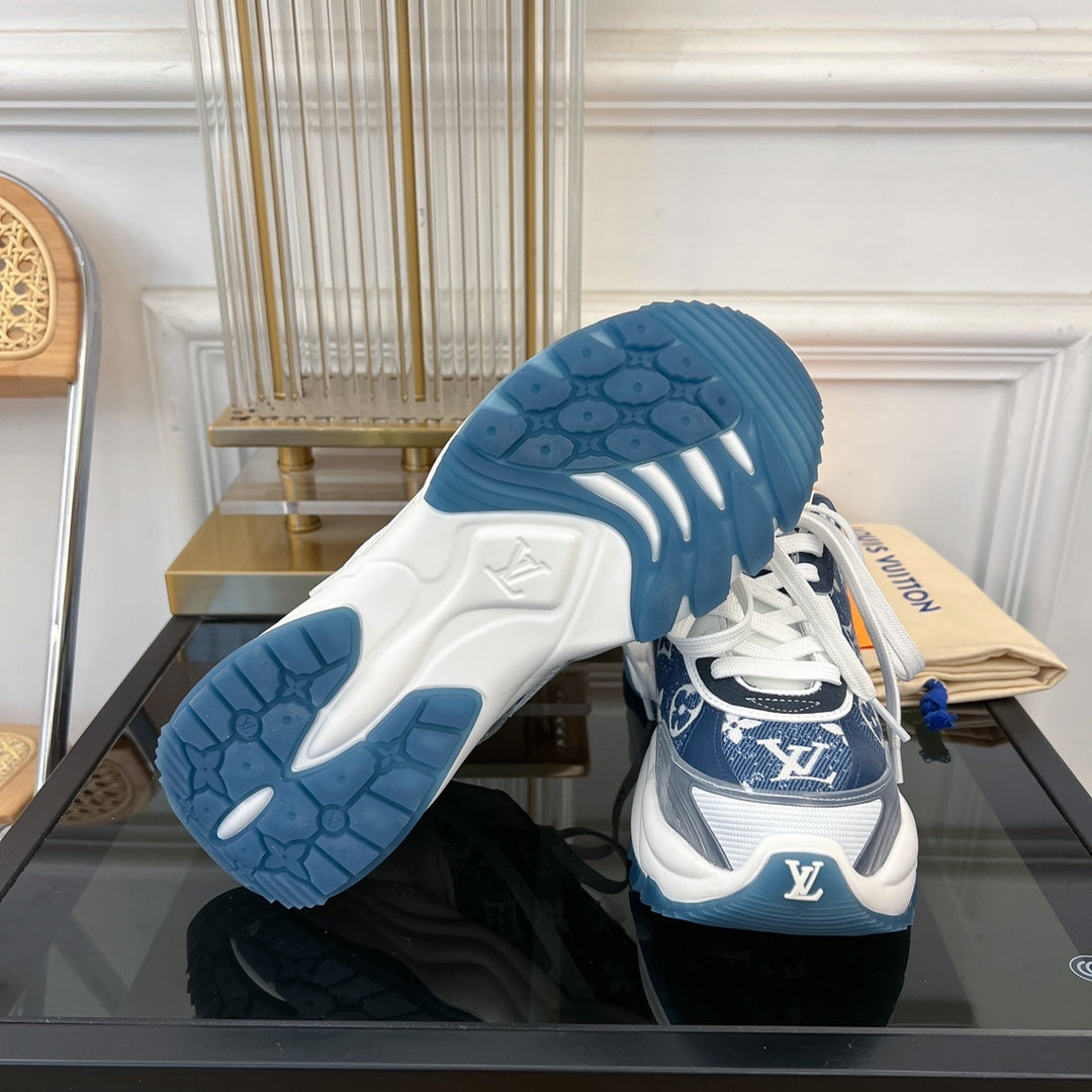LV RUN 55 SNEAKER DARK BLUE - 35