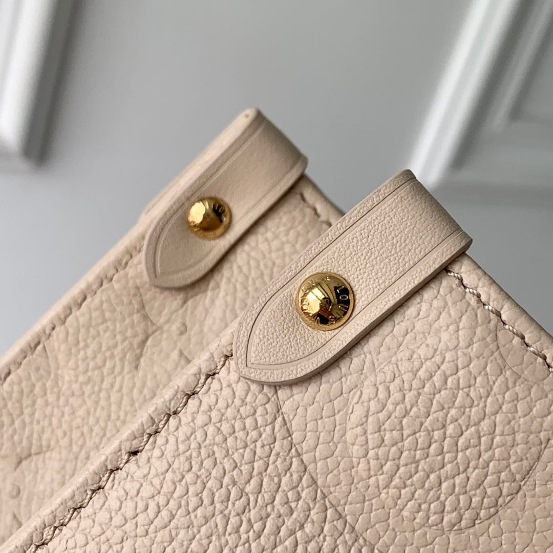 ONTHEGO MM 35 IN BLUSH PINK MONOGRAM CALFSKIN