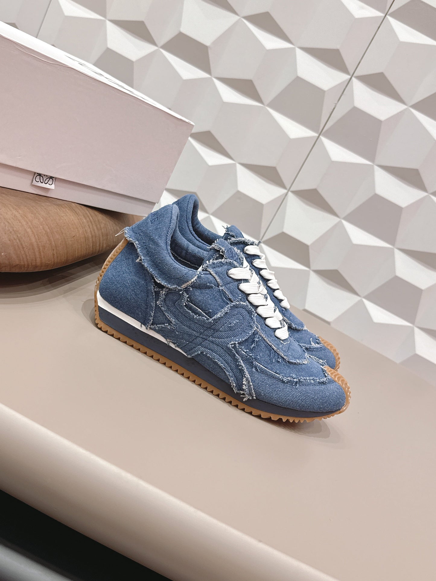 Кросівки LOEWE 26S FLOW RUNNER ДЕНІМ СИНІ