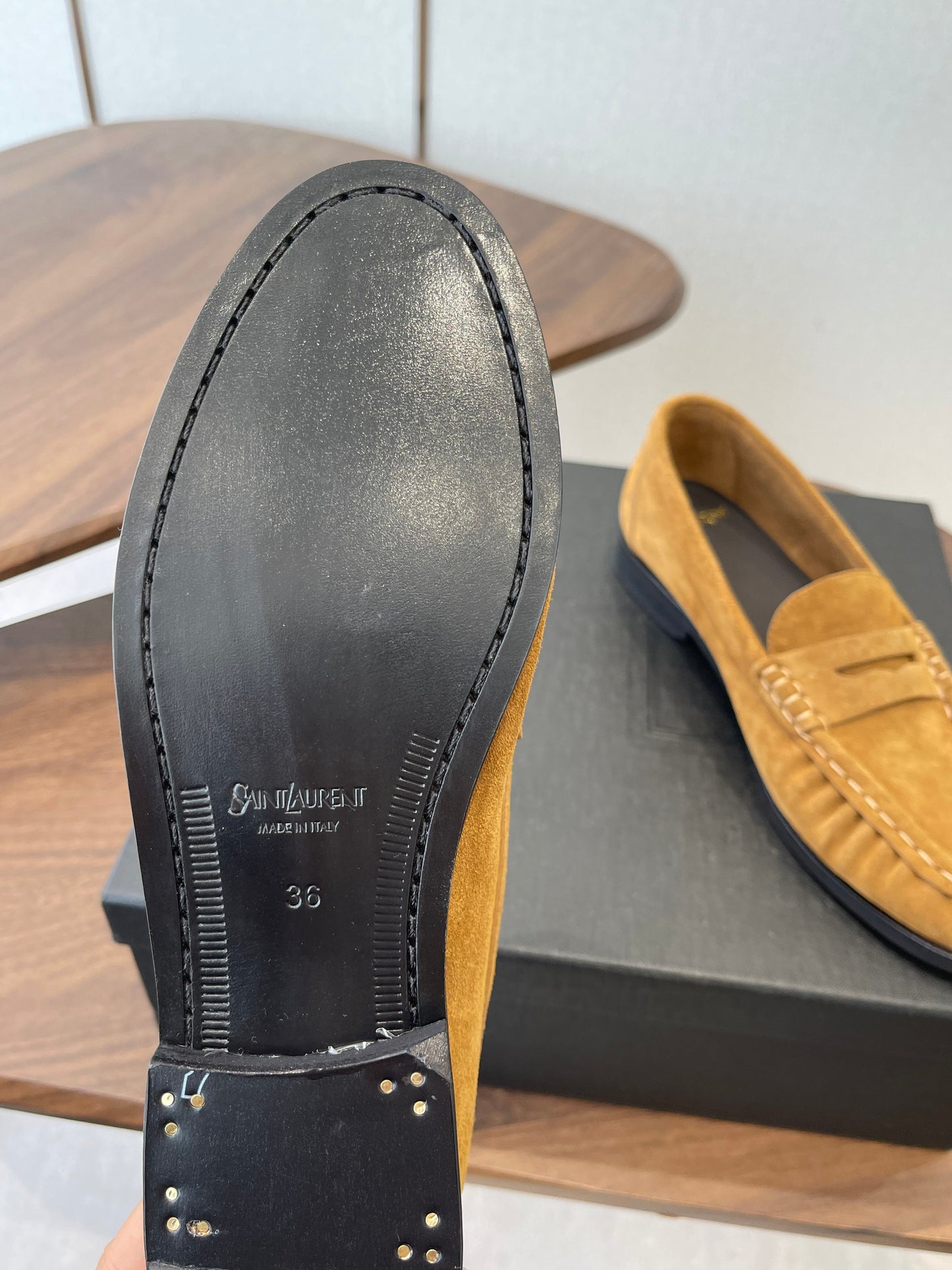 ЛОФЕРИ YSL 26S З ВЕРБЛЮЖОЇ ЗАМШІ