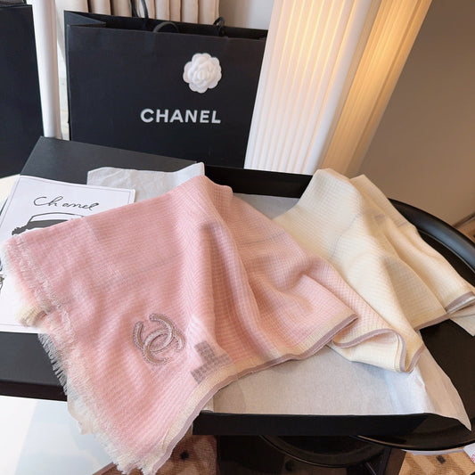 ШАРФ CHANEL 25S 200 СМ З КАШМІРУ 942962