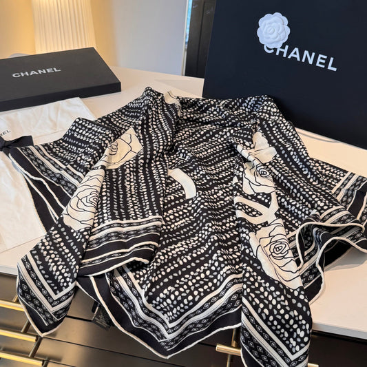 ШАРФ CHANEL 25S 140 З КАШМІРУ 989890