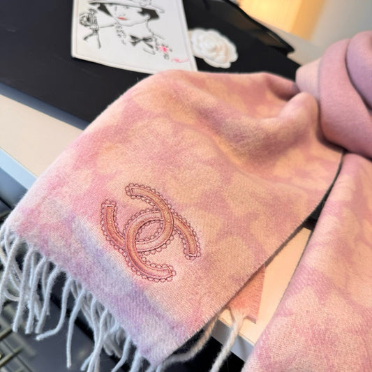 ШАРФ CHANEL 25S 180 З КАШМІРУ 989901
