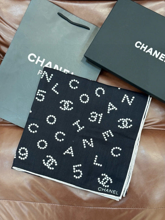 ШАРФ CHANEL 25S 135 СМ З КАШЕМІРУ ТА ШОВКУ 943694