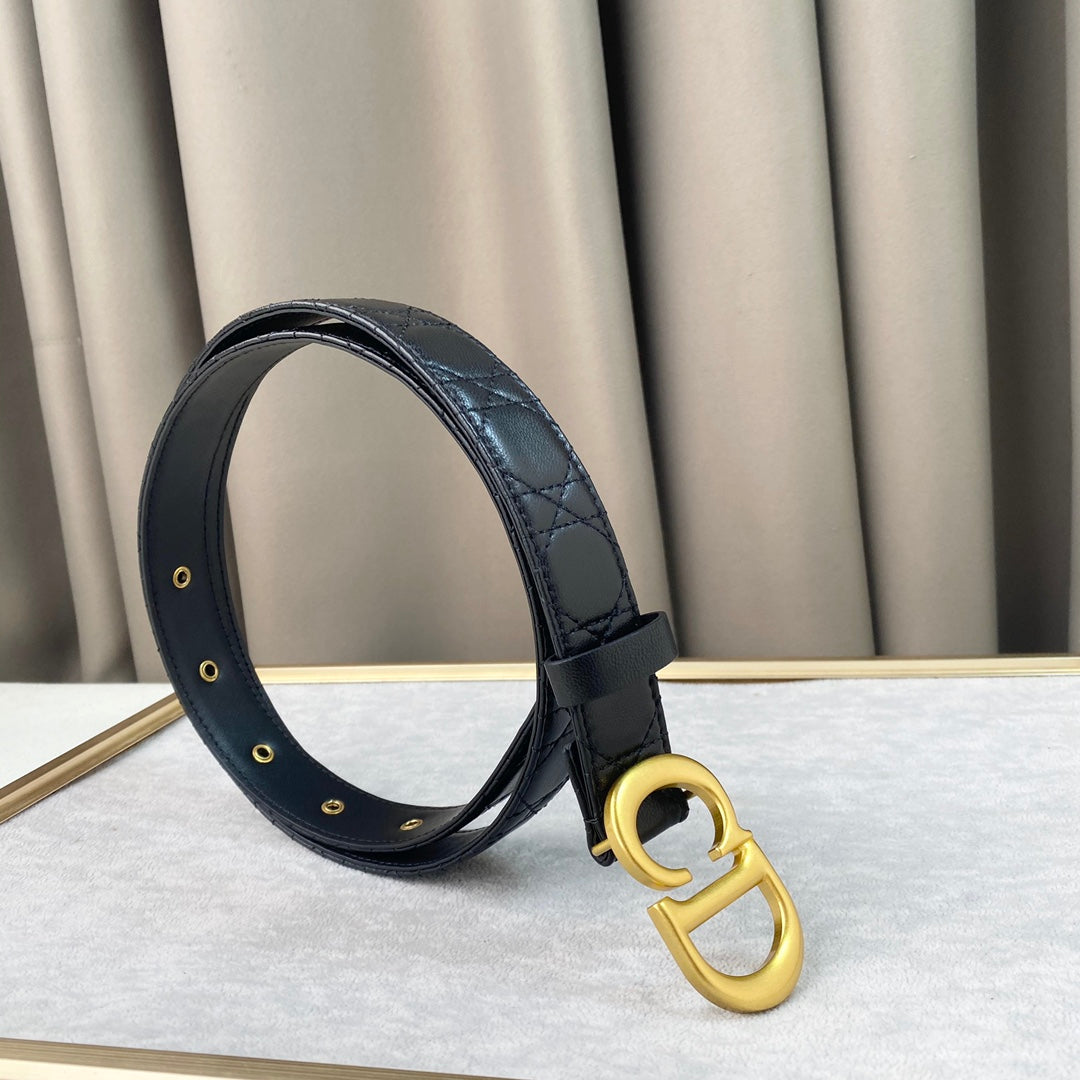 DIOR 25S BELT 30 MM IN BLACK CALFSKIN 564810 - 30