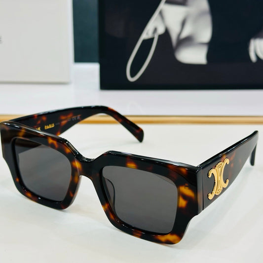 TRIOMPHE SUNGLASSES CL40499 IN ACETATE - Black/Silver
