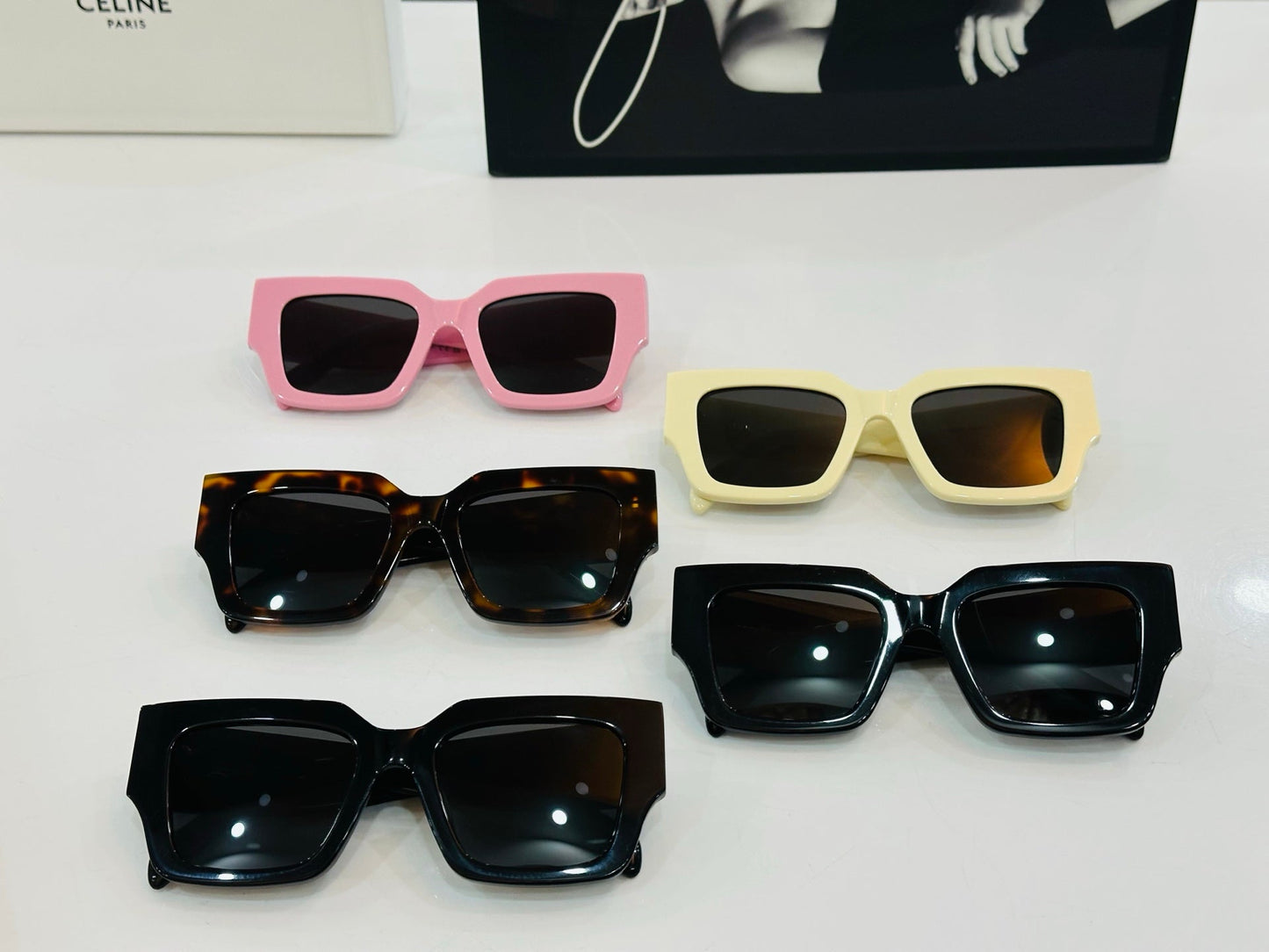 TRIOMPHE SUNGLASSES CL40499 IN ACETATE - Black/Silver